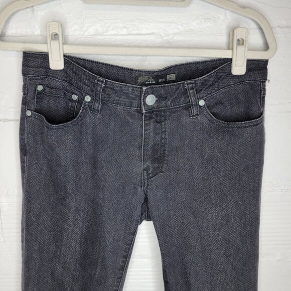 Prana Women's Size 8 Jeans Gray Snakeskin Print - Picture 3 of 5